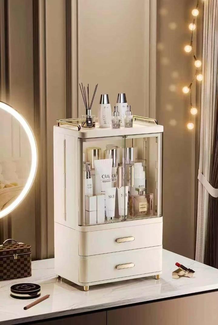 Skin Care Product Storage Box, Desktop Cosmetics Storage Box, Large Capacity Makeup Brush Rack Skin Care Product Storage Box, Desktop Cosmetics Storage Box, Large Capacity Makeup Brush Rack